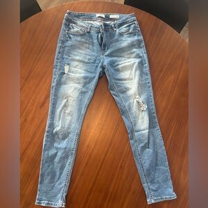 KENZIE JEANS mid rise skinny jeans 
SZ 6